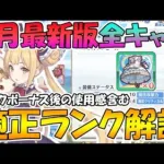 【プリコネR】７月最新版適正ランク解説！ランクボーナスの使用感含むおススメランクについての話【ランク】