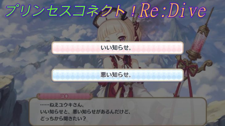 【プリコネR】ユキと騎士君が密着！？ユキのいいお知らせ☆ CV:大空直美 [Princess Connect!Re:Dive]