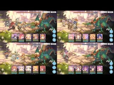 【プリコネR】ラースドラゴン４凸フルオート　Plv１２４無課金