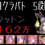 【プリコネR】５段階目　グラットン　４４６２万（９月クランバトル）