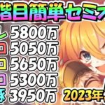 【プリコネR】４段階目簡単セミオート編成とフルオート編成紹介！２０２３年５月クラバト【ツインピッグス】【サイクロプス】【レイスロード】【ランドスロース】【ゴブリングレート】