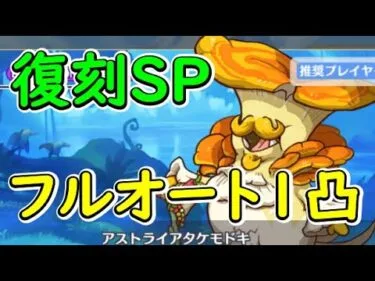 【プリコネR】アストライアタケモドキSP　フルオート1凸【復刻SP】【エンジョイ＆リフレッシュ！　でこぼこガールズ・キャンプ】