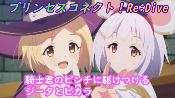 【プリコネR】騎士君のピンチに駆けつけるジータとビカラ☆ CV:種崎敦美、金元寿子 [Princess Connect!Re:Dive]