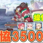 【プリコネR】ランドスロース4段階目妥協簡単セミオート編成　約3500万【プリンセスコネクト！Re:Dive】