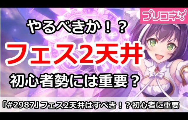 【プリコネ】プリフェス2天井はありか？初心者勢にはかなり重要！？【プリンセスコネクト！】