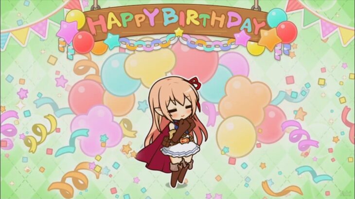 【プリコネR】 アリサの誕生日（2024/06/17）バースデープリンセス思い出プレイバックムービー （CV:優木かな）＆全キャライラスト Arisa CV:Kana Yuuki