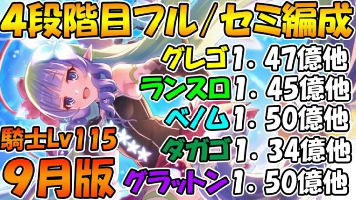 【プリコネR】4段階目楽々TL編成紹介2024年9月版！ 【グレーターゴーレム】【ランドスロース】【ベノムサラマンドラ】【ダークガーゴイル】【グラットン】