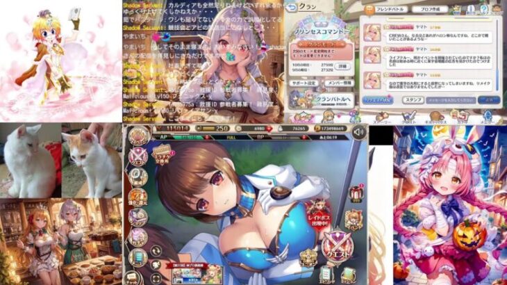 [ゲーム配信]神姫プロジェクト、プリコネ、雀魂（第５１０回）