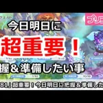 【プリコネ】超重要！今日明日に把握＆準備したい事を解説【プリンセスコネクト！】