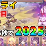 【プリコネR】4段階目 ライライ 2025万 25s持ち越し編成 【12月クランバトル】【クラバト】