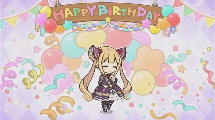 【プリコネR】 ルナの誕生日（2025/01/08）バースデープリンセス思い出プレイバックムービー （CV:小倉唯）＆全キャライラスト Luna CV:Yui Ogura Priconne