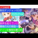 【プリコネR】期間限定ダンジョン2日目(2025年1月版)