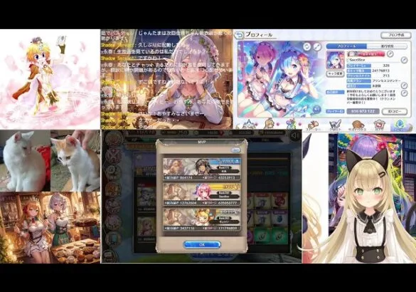 [ゲーム配信]神姫プロジェクト、プリコネ、雀魂（第５４６回）