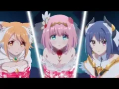 触手に襲われるユイたち「プリコネR プリンセスコネクトRe:Dive」