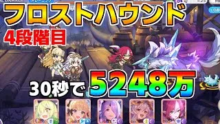 【プリコネR】4段階目 フロストハウンド 5248万 30s持ち越し編成【5月クランバトル】【クラバト】