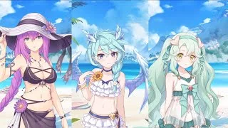【プリコネR】 イベント「サマードリーム・リフレイン　水平線の彼方の旅路」予告 【2025年06月30日イベント】 エリス(CV:桑島法子) プレシア(CV:高尾奏音) シェフィ(CV:近藤玲奈)