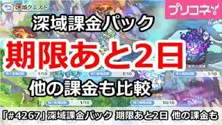 【プリコネ】深域課金パックの期限があと2日！他の課金も比較【プリンセスコネクト！】