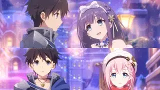 「プリコネR」ユイとキスをする、それともミソラとキスをする。アニメとエンディングテーマ「ヒメゴトWhisper」歌ミソラ（CV鬼頭明里） サイレント（ラスト）ナイト　ユイvsミソラのクリスマス大決戦