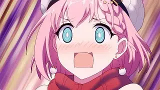 【プリコネ新作アニメ】キスシーンにピヨってしまってグルグル目玉ユイ！(ユイ選択ルート)ミソラ（声優：種田梨沙 鬼頭明里）プリンセスコネクト!Re:Dive