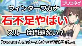 【プリコネ】ウィンターワカナで石不足がやばい！スルーは問題ない？【プリンセスコネクト！】