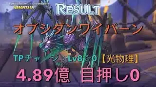 【プリコネR】4段階目 オブシダンワイバーン 4.89億  目押し0 セミオート【光物理】