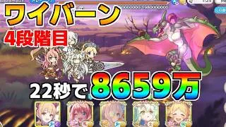 【プリコネR】4段階目 ワイバーン 8659万 22s持ち越し編成【7月クランバトル】【クラバト】