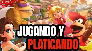 🔴 Jugando Mario Kart 8 Deluxe y platicando con los sguidores | Nintendo Switch