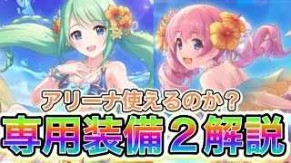 【プリコネR】水着チカ&水着ツムギの専用装備２