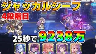 【プリコネR】4段階目 ジャッカルシーフ 9238万 25s持ち越し編成【9月クランバトル】【クラバト】