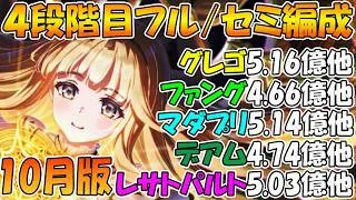 【プリコネR】クラバト4段階目楽々TL編成紹介！2026年10月版【グレーターゴーレム】【ターボファング】【マダムプリズム】【アーク・デアム】【レサトパルト】